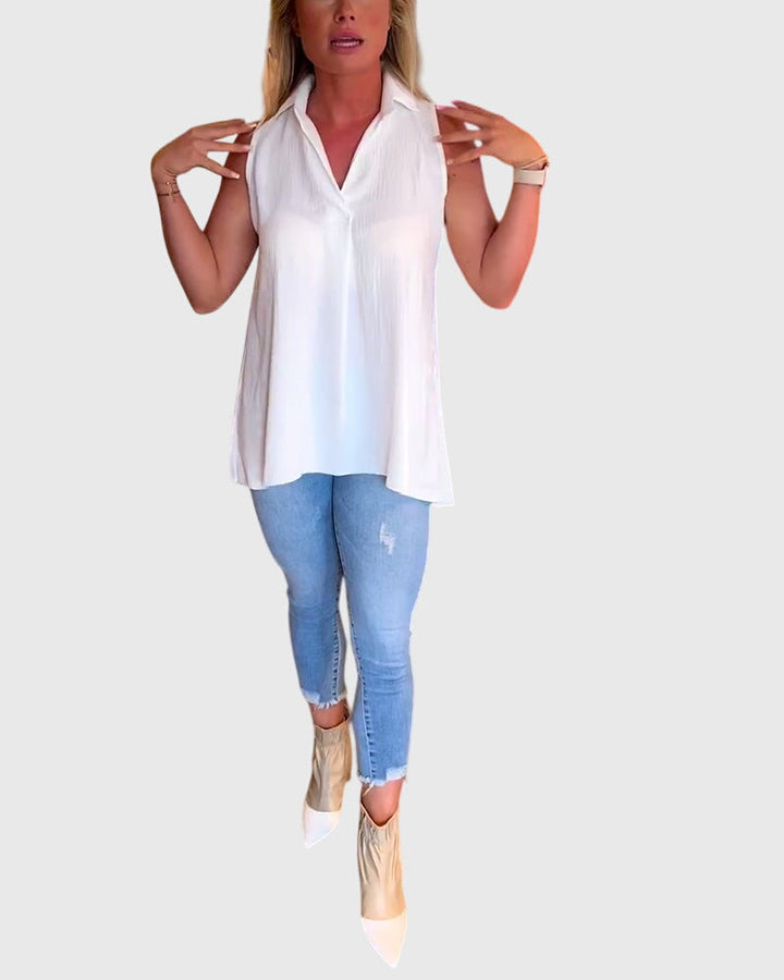 Lina | Mouwloze Top