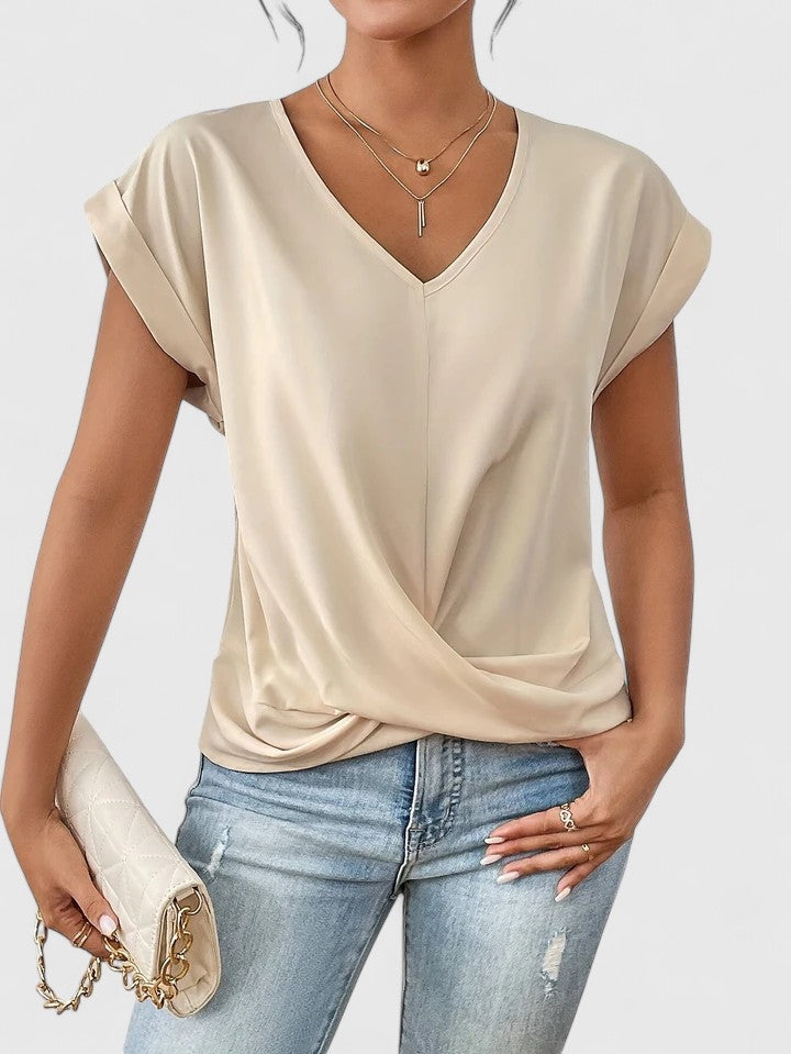 Mahrianne | Comfortabele V-Hals Top