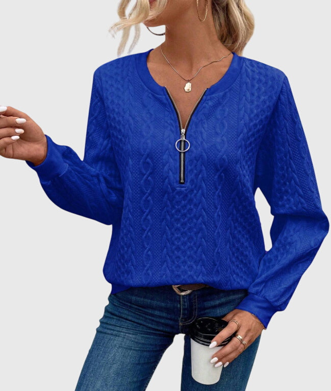 Nora | Sweater Met Rits