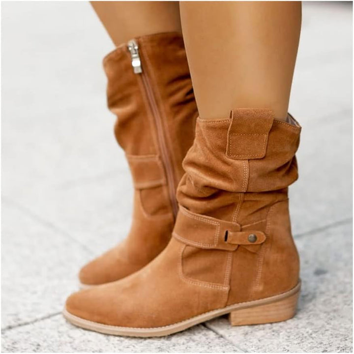 Skyler | Stijlvolle Suède Knieboots
