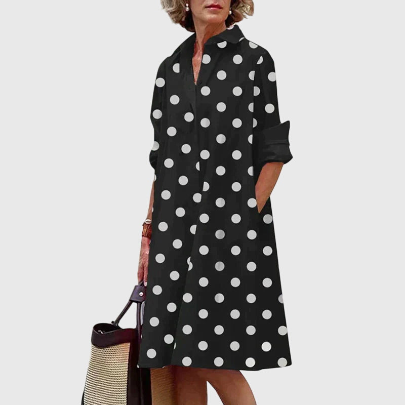 Paige - Elegante Jurk Met Zakken