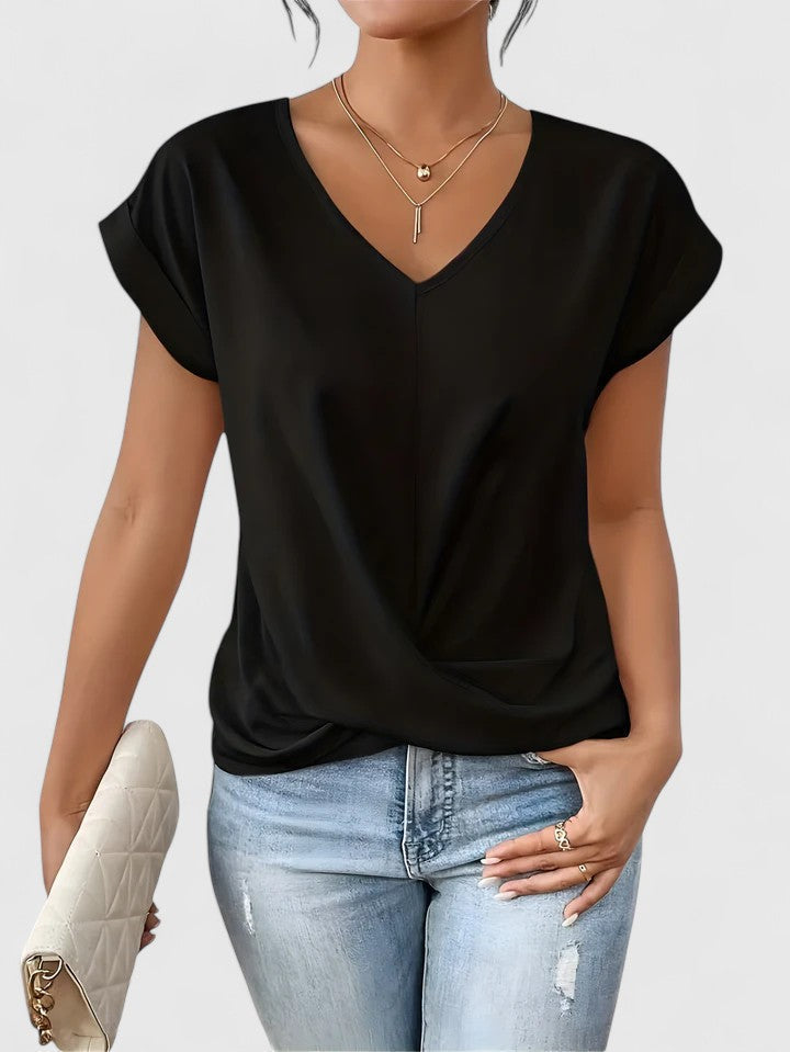 Mahrianne | Comfortabele V-Hals Top