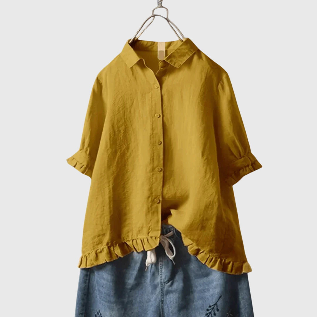 Pamela | Elegante &amp; Verfijnde Shirt