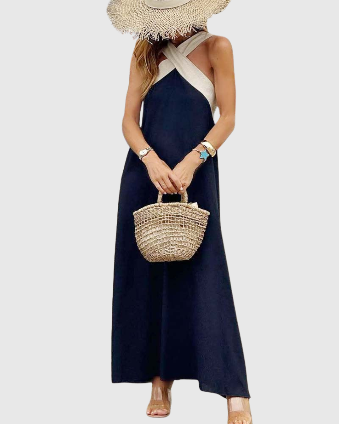 Orella | Cross-Neck Jurk