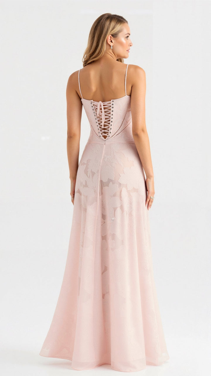Caroline | Dames Bruiloft Gast Slip Maxi Jurk