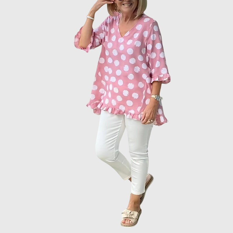 Eira | Blouse - Blauw