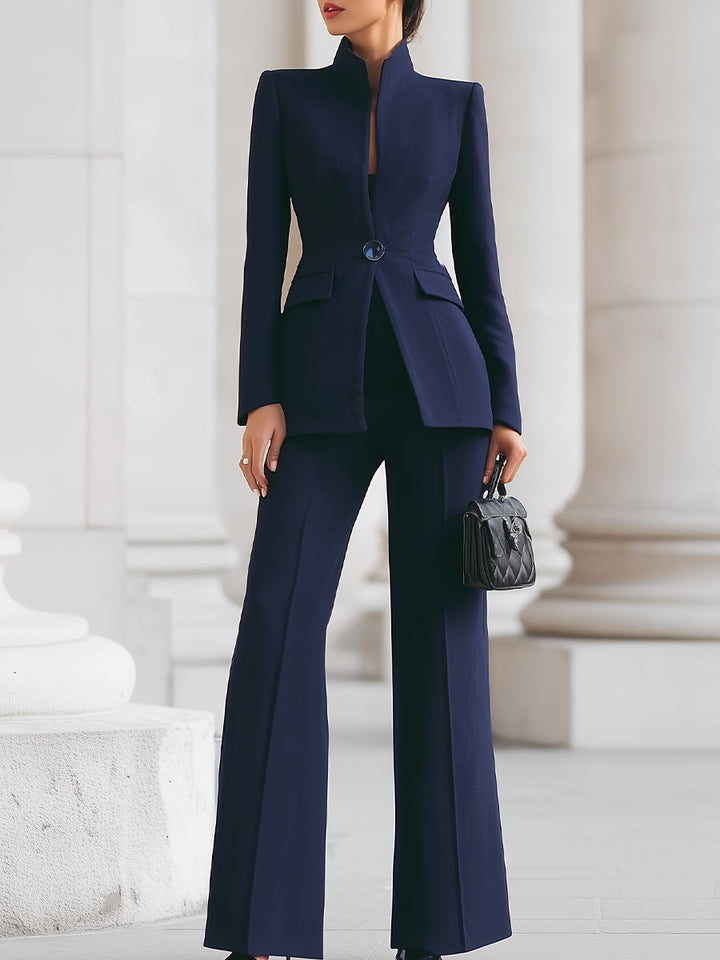Sharie - Elegante Blazer &amp; Broekpak Set