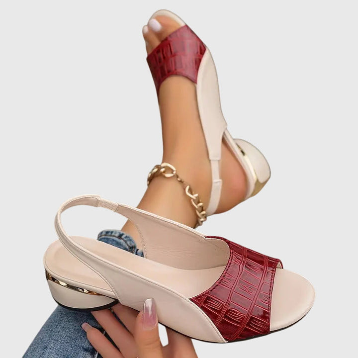 Whitney | Elegante Leren Sandalen