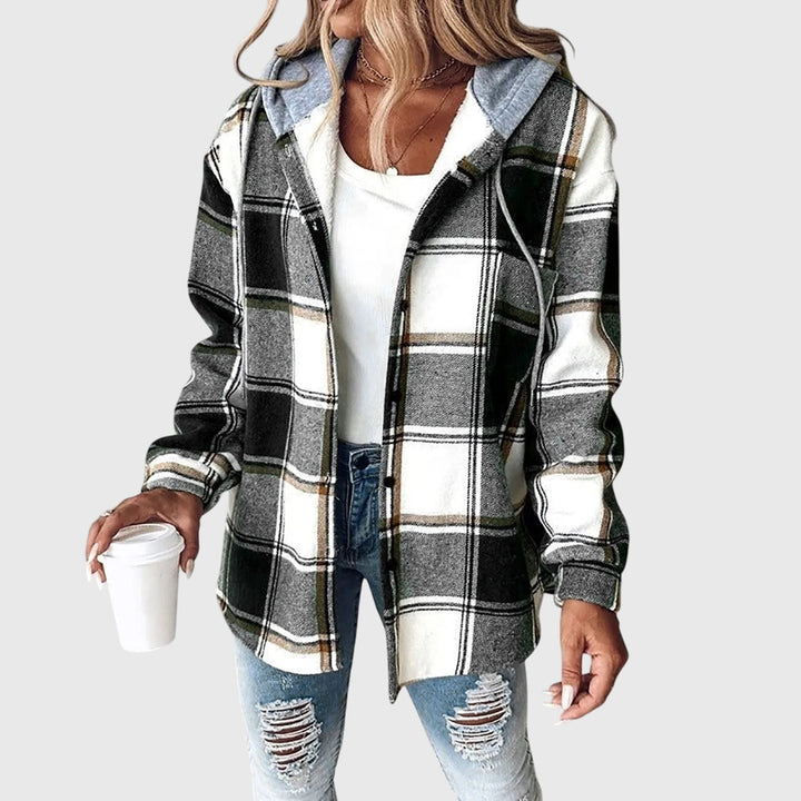 Martina | Dames Mesh Knopen Placket Jacket