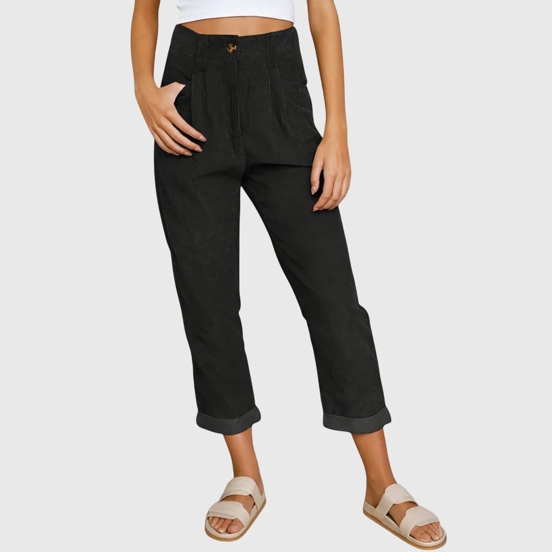 Jana - Moderne Corduroy Broek