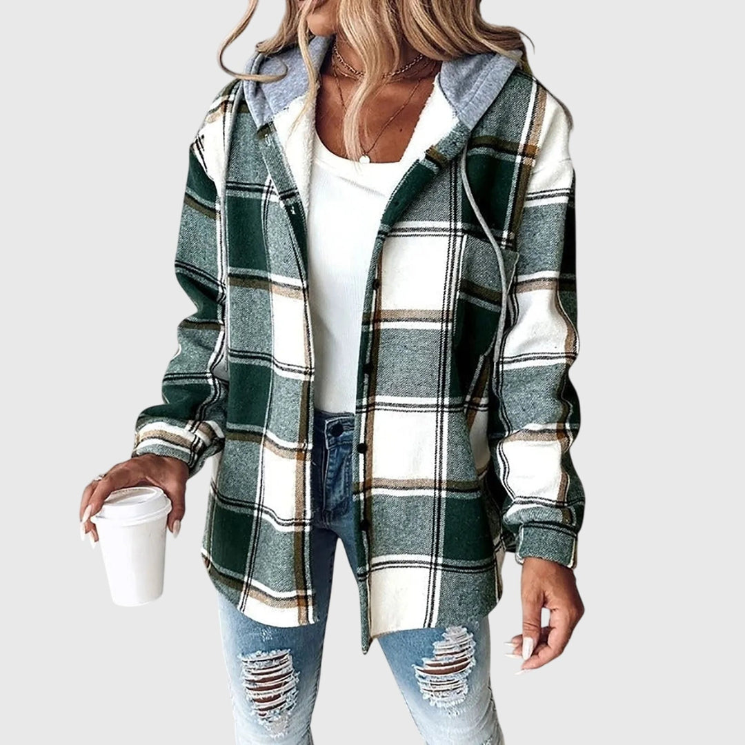 Martina | Dames Mesh Knopen Placket Jacket