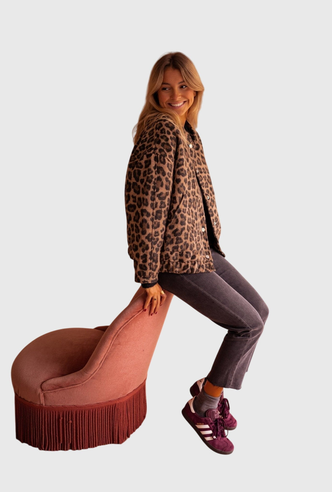 Elodie | Stijlvolle Luipaardprint Jas