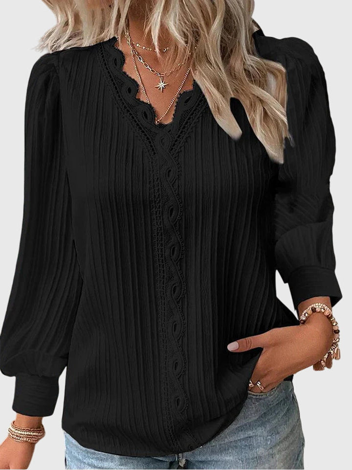 Andrea | Elegante Pullover Blouse