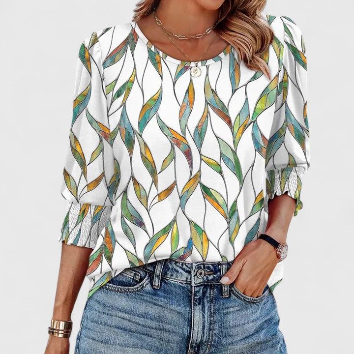 Solara | Elegante Gerimpelde Top