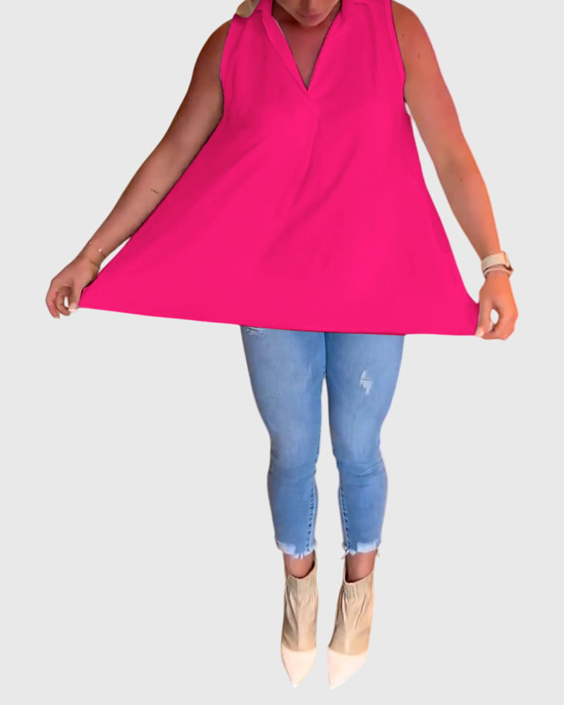 Lina | Mouwloze Top