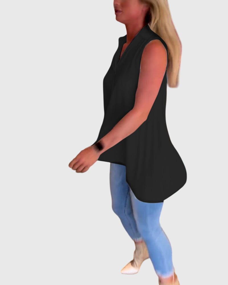 Lina | Mouwloze Top