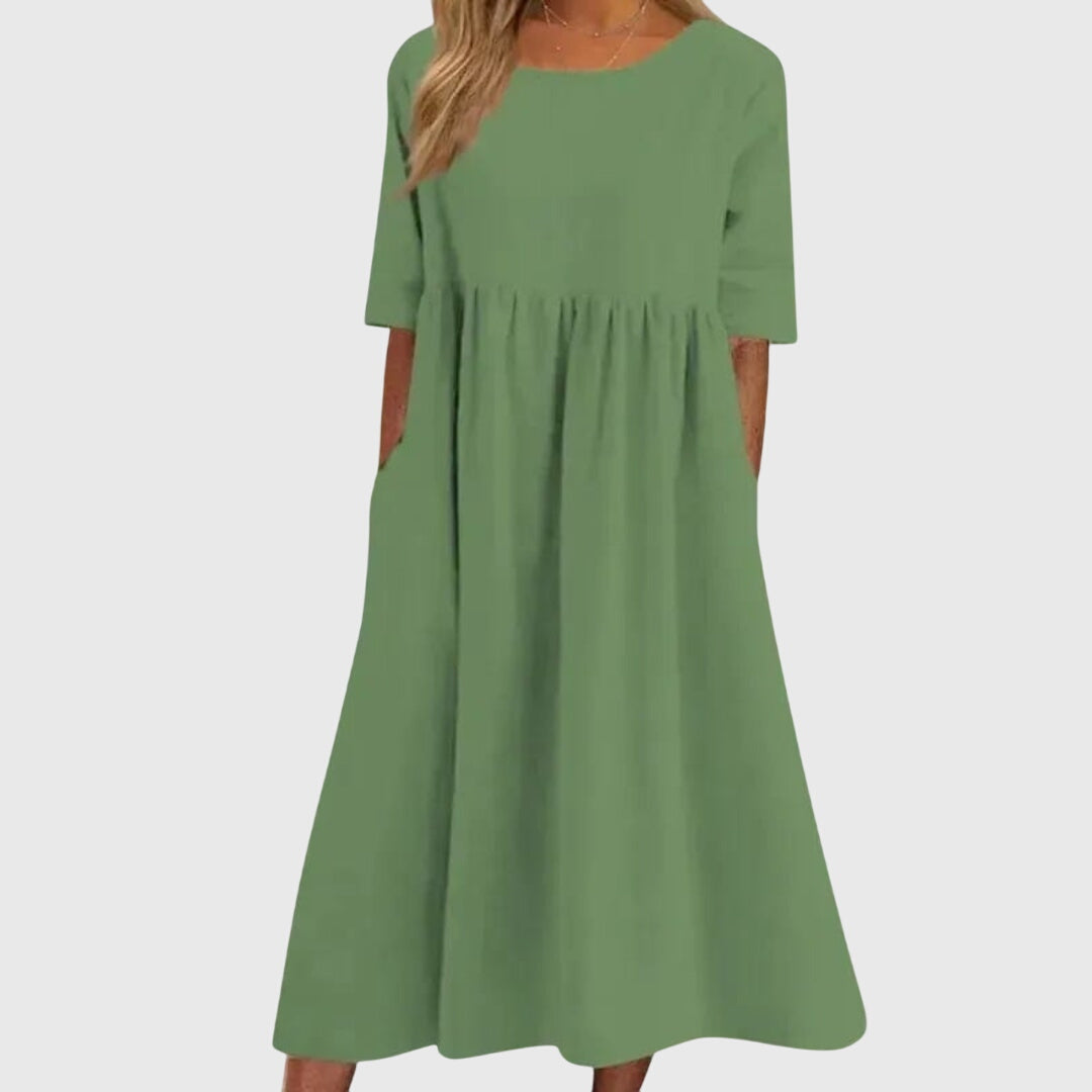 Haisley | Elegante Korte Mouwen Jurk