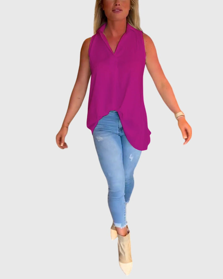 Lina | Mouwloze Top