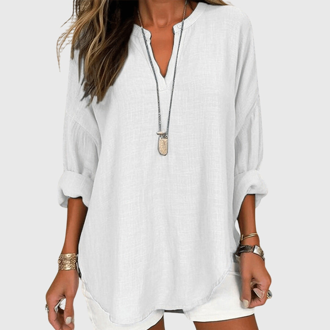 Lenara | Vloeiende Elegante Strandshirt