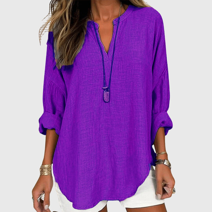 Lenara | Vloeiende Elegante Strandshirt