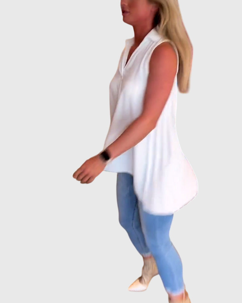 Lina | Mouwloze Top