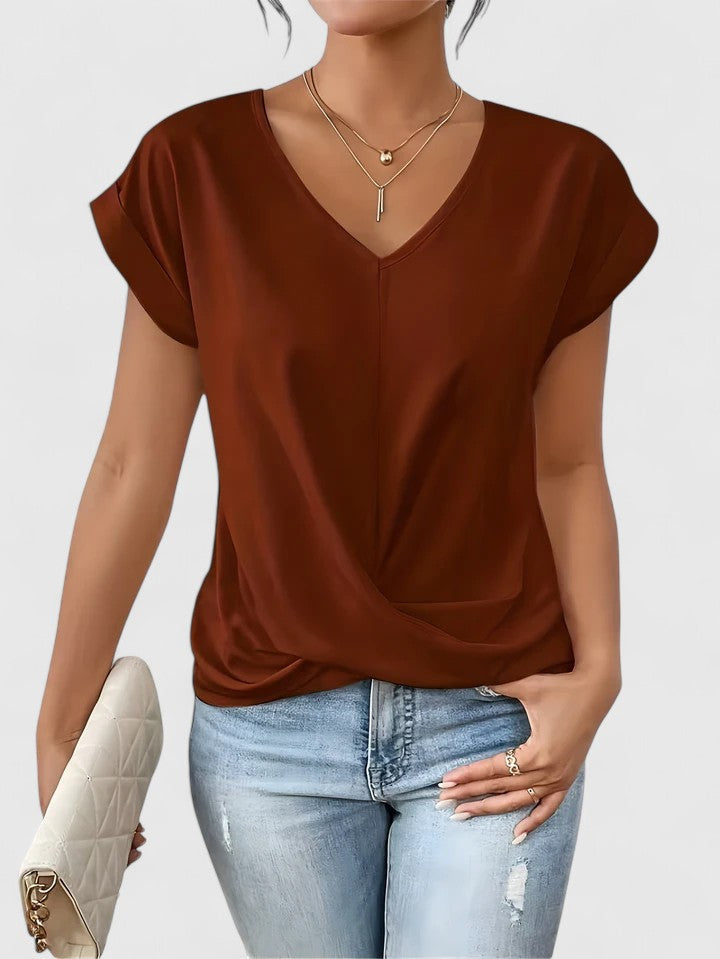 Mahrianne | Comfortabele V-Hals Top