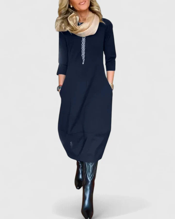 Danyshka | Elegante Midi Jurk