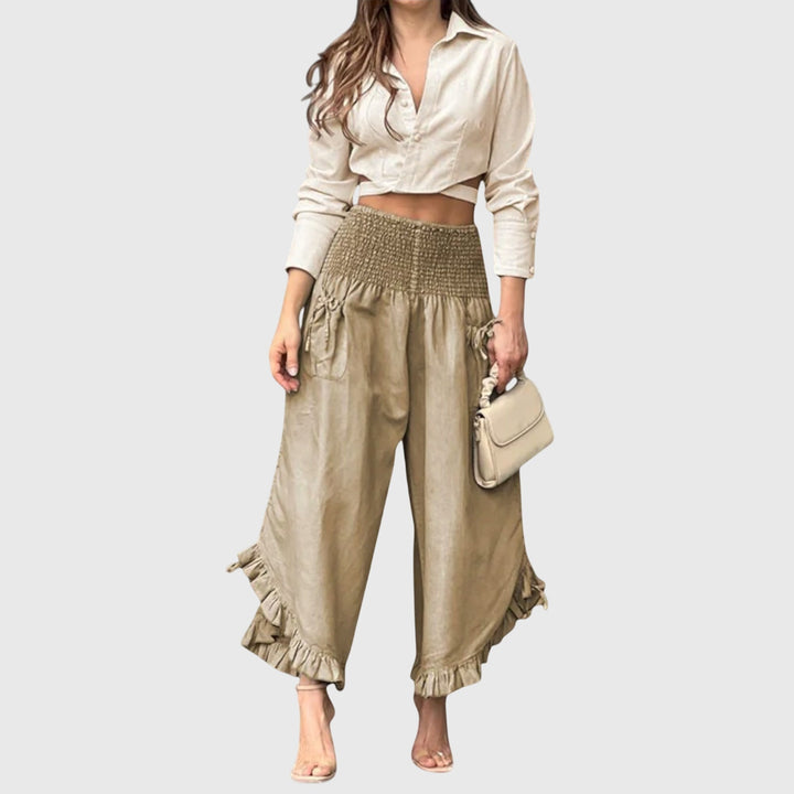 Jaya - Casual Broeken Met Modevolle Plooien