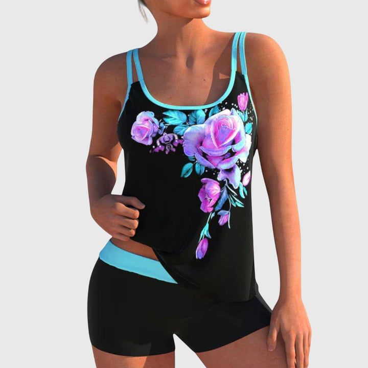 Riley | Vrouwen Bloemenprint Twee-delig Badpak Set