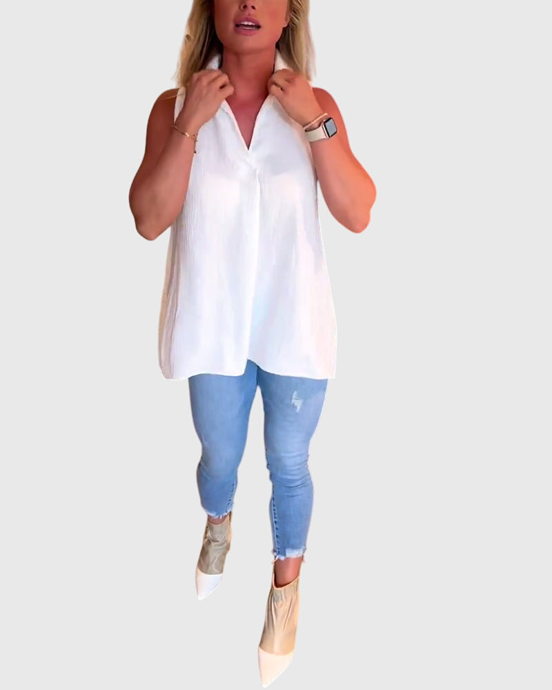 Lina | Mouwloze Top