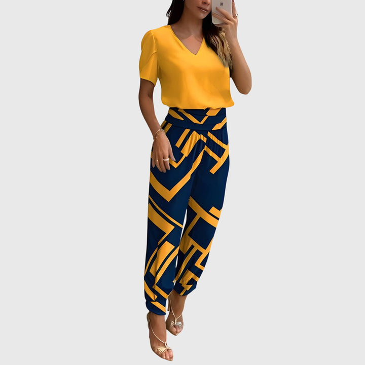 Jennifer | Stijlvolle Blouse en Broek Set