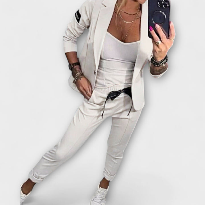 Vionne | Elegante Set van Top, Jacket en Broek