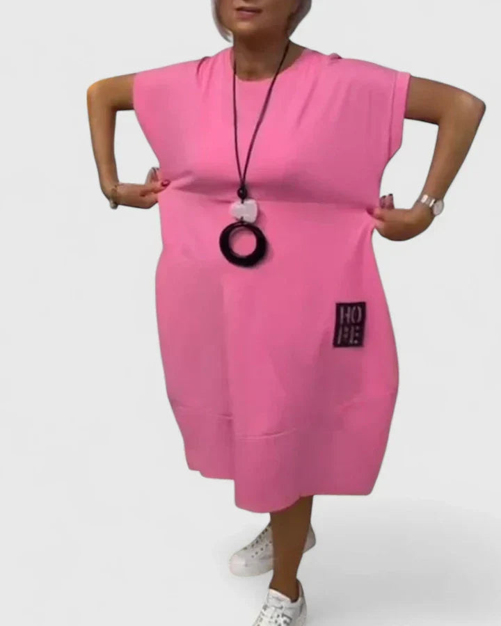 Thalyssiah | Comfortabele Midi Jurk