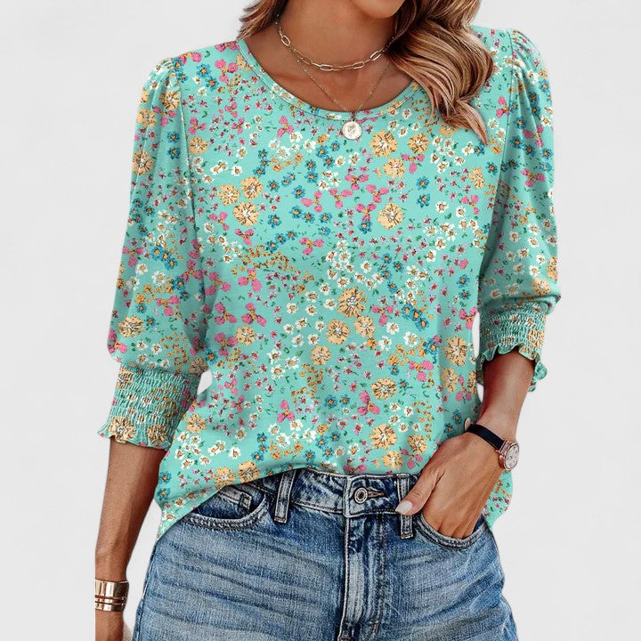 Solara | Elegante Gerimpelde Top