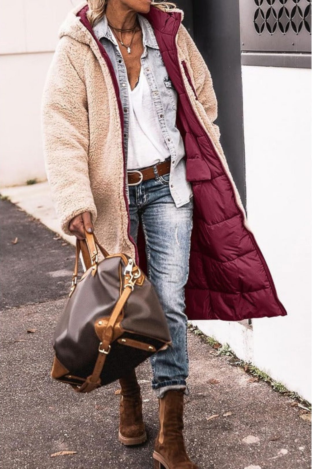 Sasha | Elegant Omkeerbare Jas