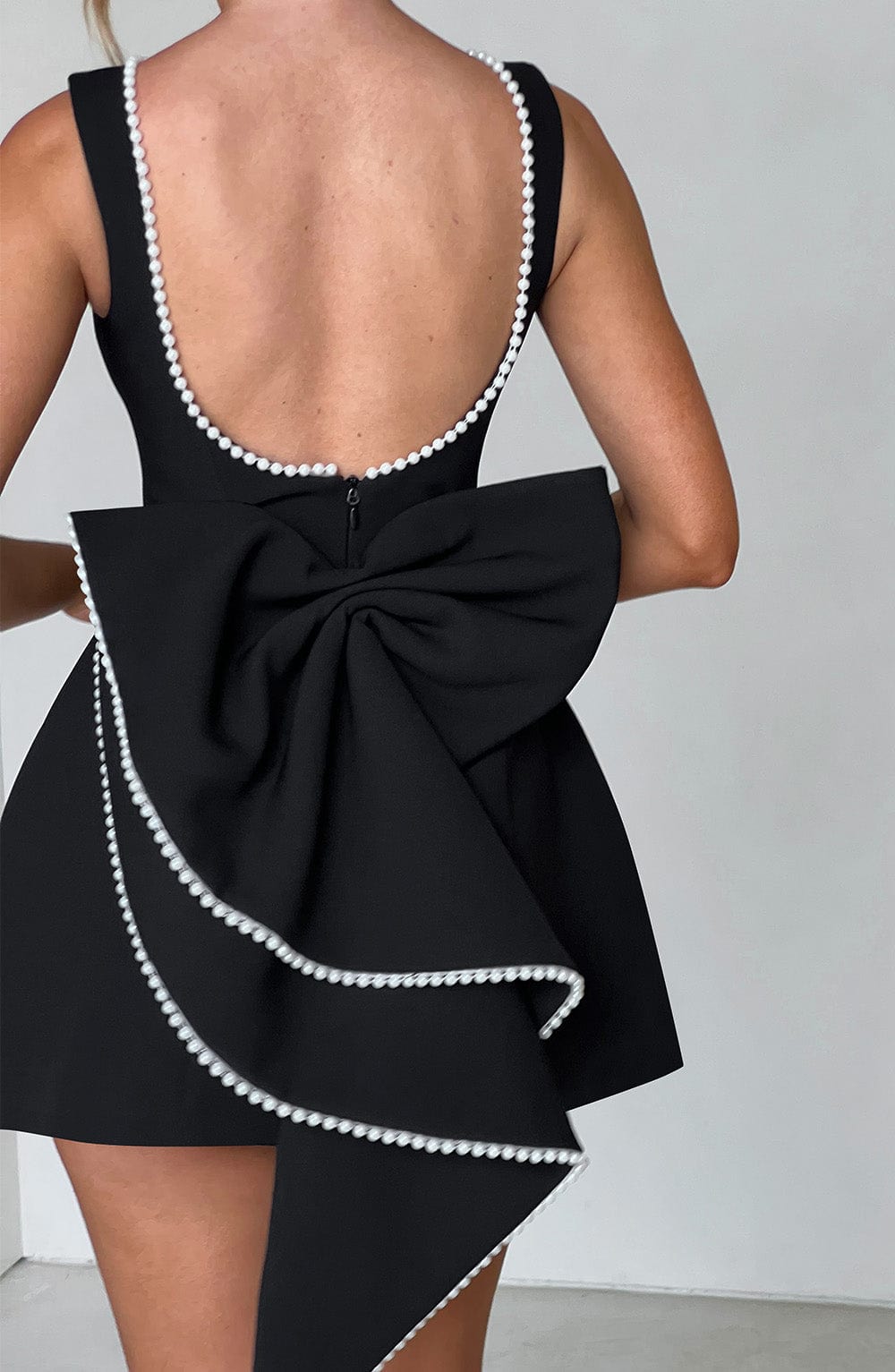 Kylie | Gestructureerde Mini-jurk voor Vrouwen als Bruiloftsgast