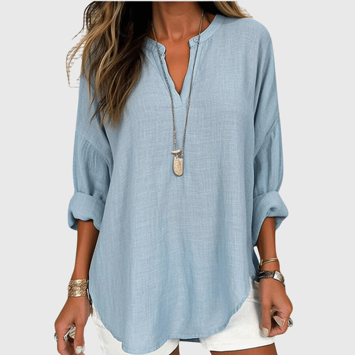 Lenara | Vloeiende Elegante Strandshirt