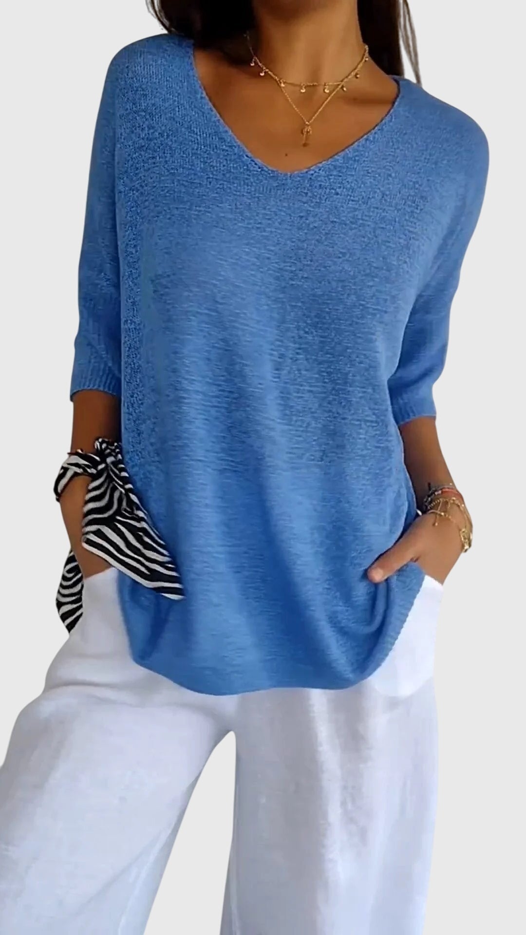 Cassandra | Elegante V-hals Top