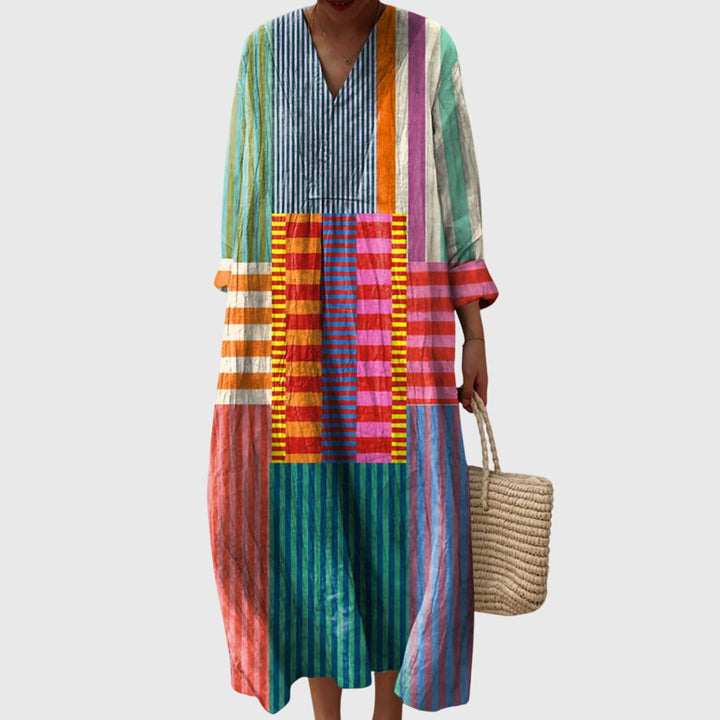 Stephanie | Geometrische Jurk