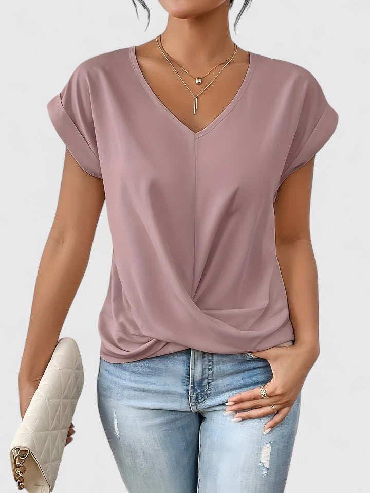 Mahrianne | Comfortabele V-Hals Top