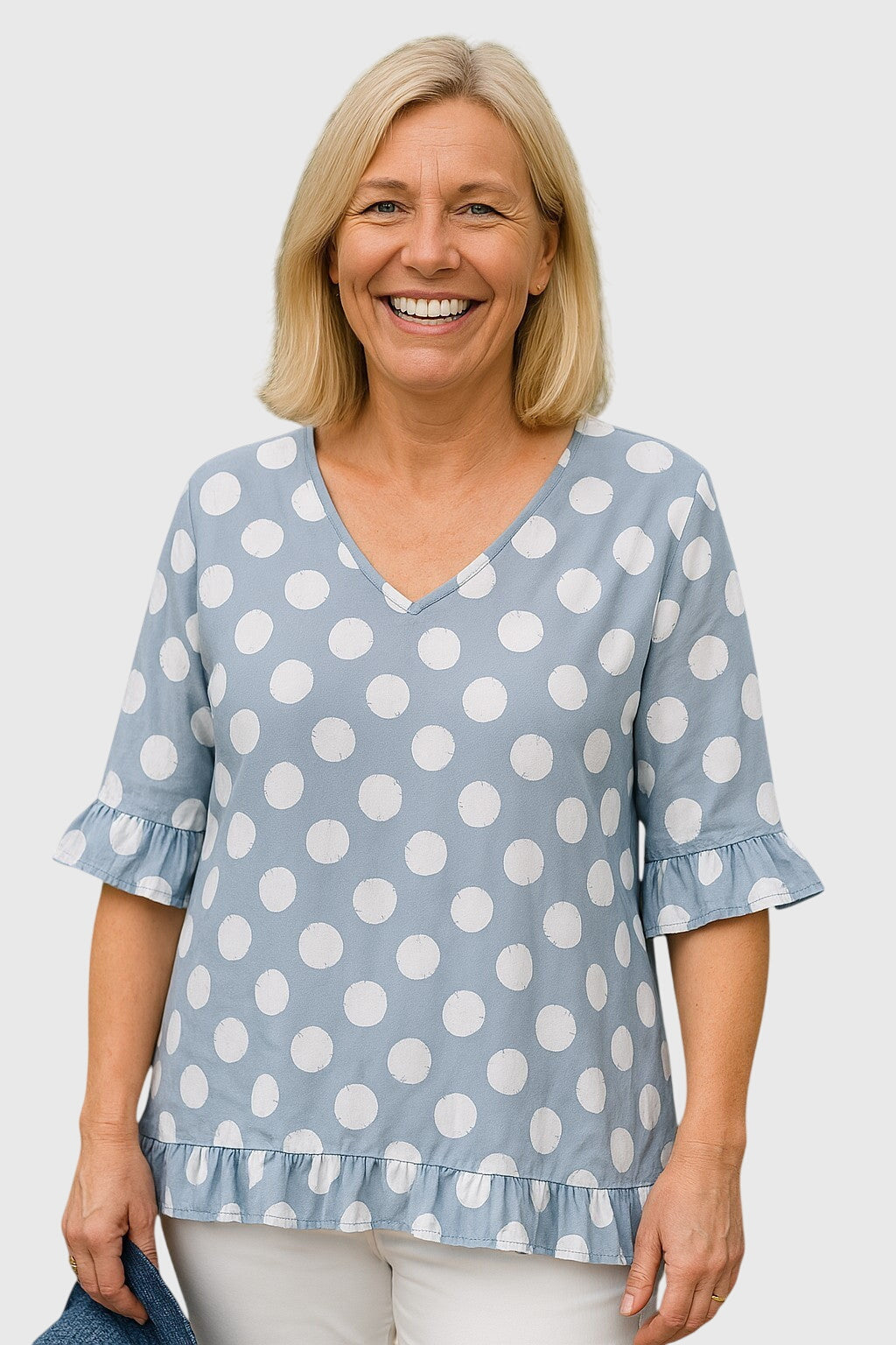 Eira | Blouse - Blauw
