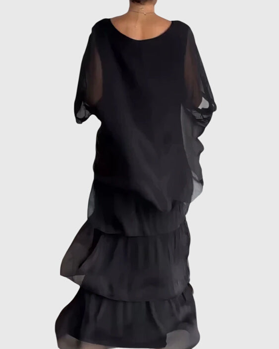 Susan | Lange en Vloeiende Elegante Jurk