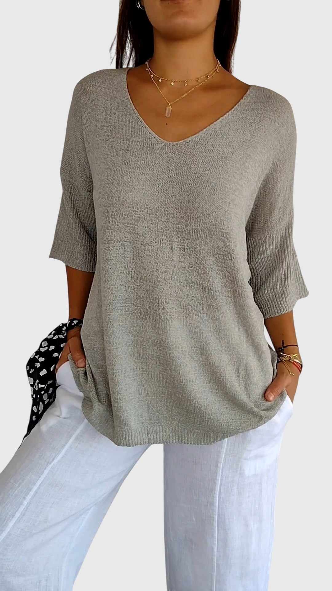 Cassandra | Elegante V-hals Top