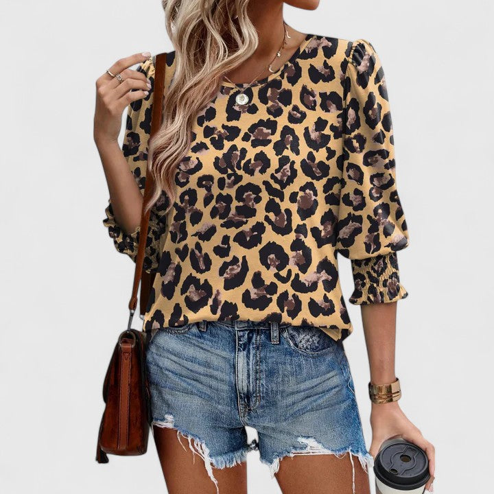 Solara | Elegante Gerimpelde Top