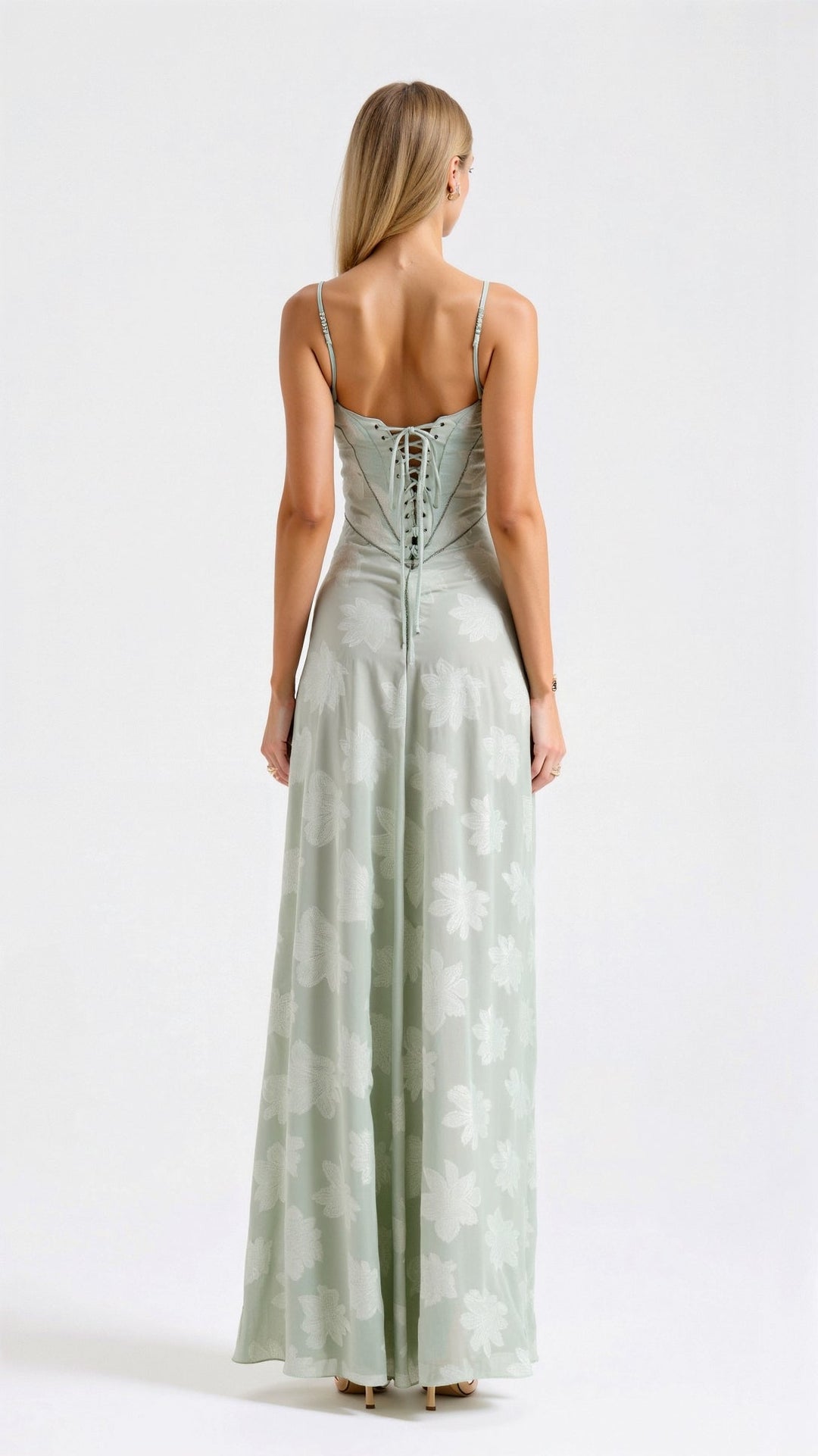 Caroline | Dames Bruiloft Gast Slip Maxi Jurk