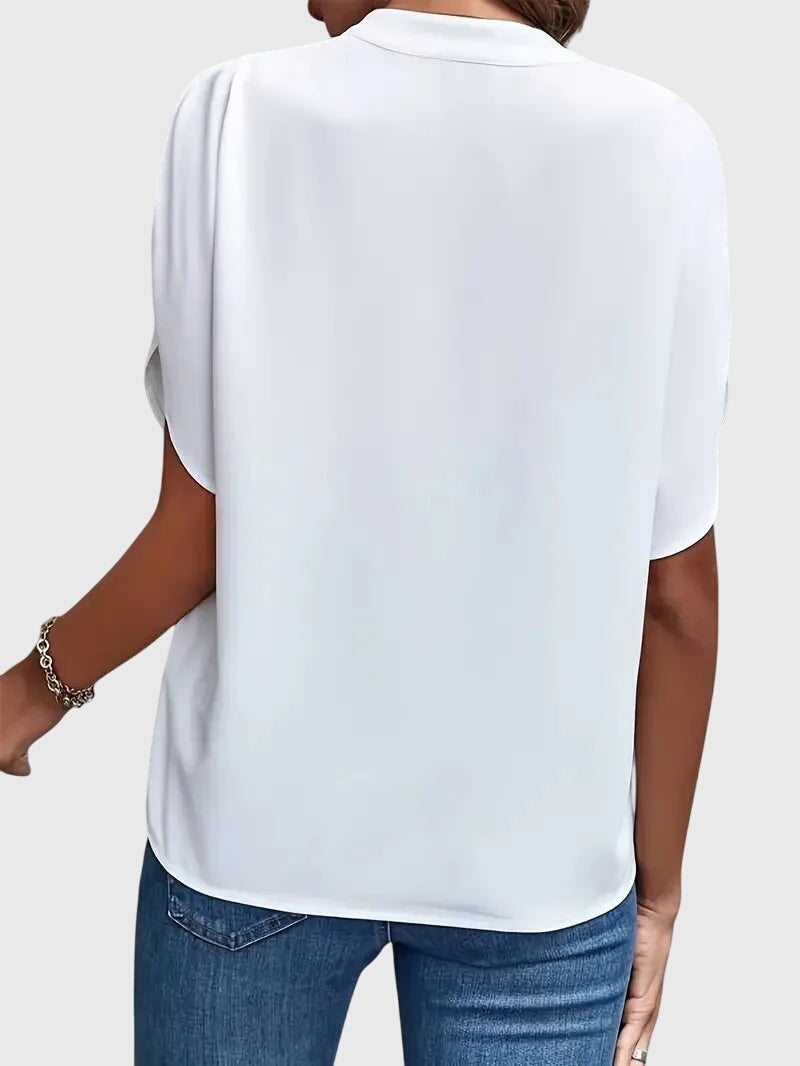 Beatrix | Zachte en Elegante V-Hals Shirt