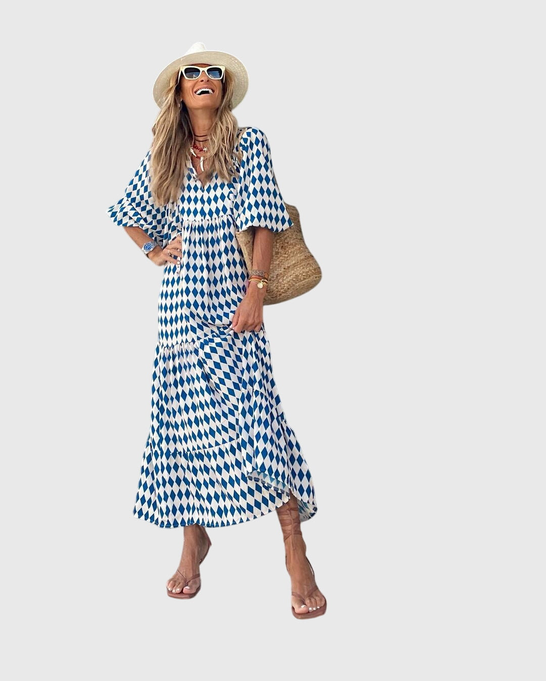 Sarah - Boho Maxi Jurk