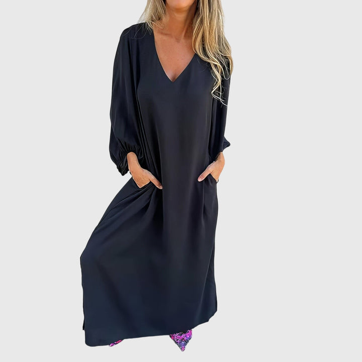 Carol - Lange Boho Jurk Met Zakken