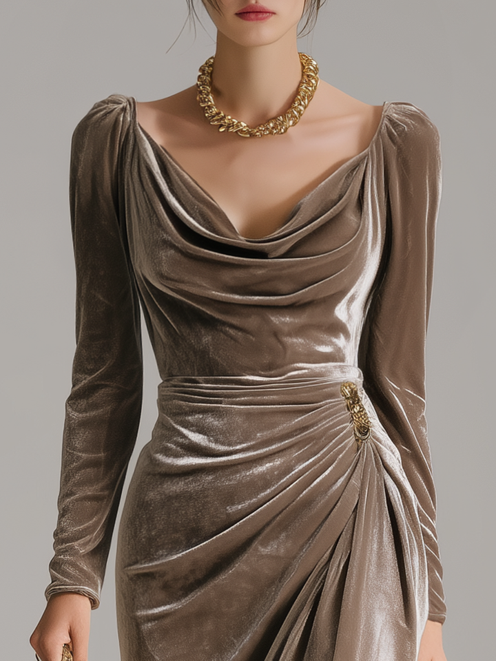 Mykah | Elegante Midi Jurk