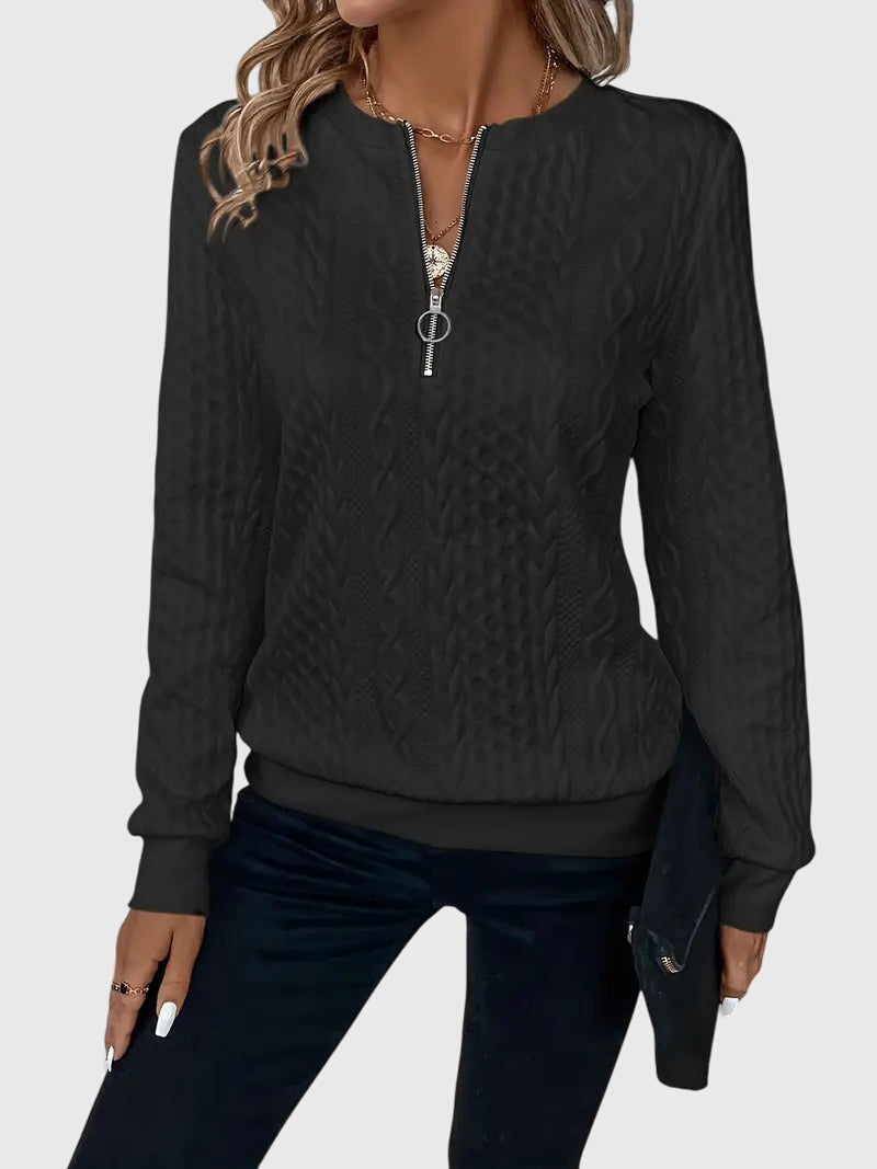 Nora | Sweater Met Rits
